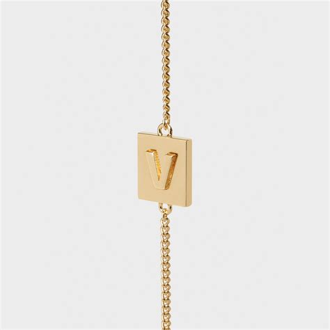 celine bracelet alphabet|Celine alphabet jewelry for women.